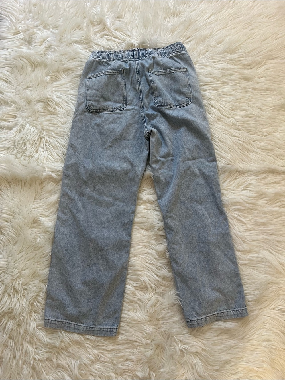 GAP High Rise Wide Leg Light Blue Denim Pants - Picture 5 of 8